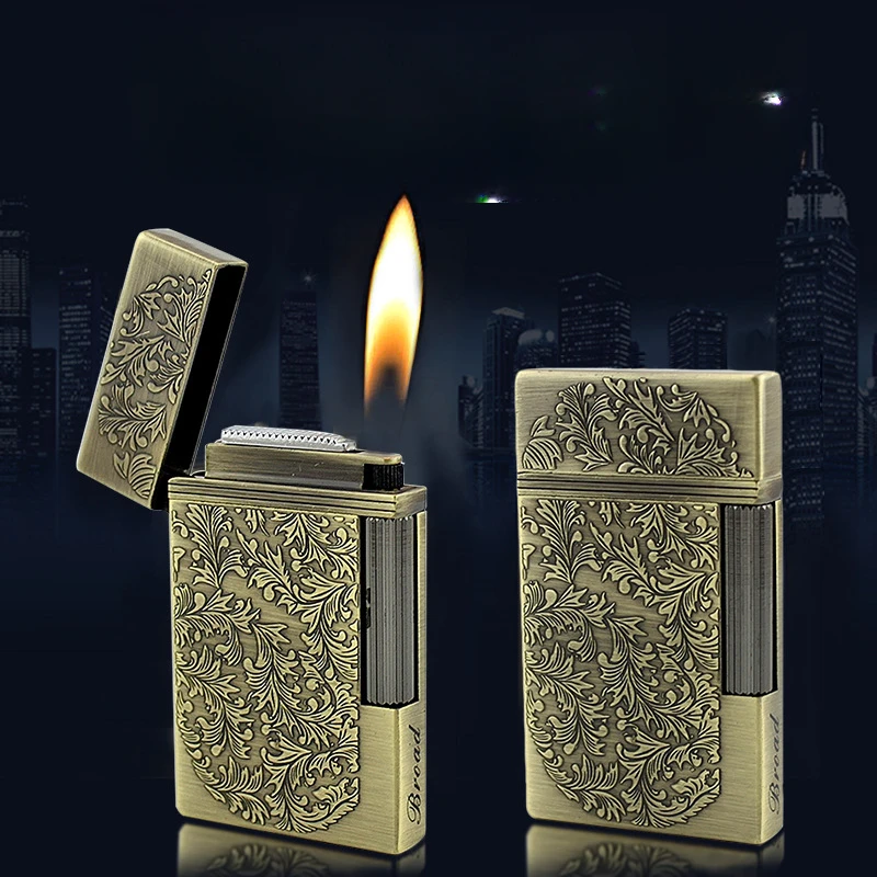 Fire Starting Kit - Modello floreale in metallo vintage, suono