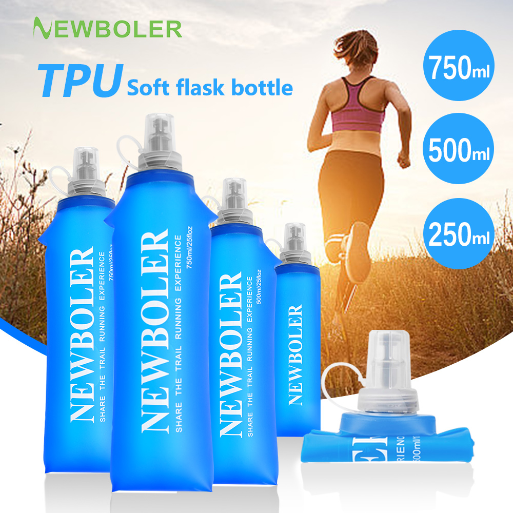 Water Bag Collapsible - Bottiglia d'acqua da 750ML TPU pieghevole