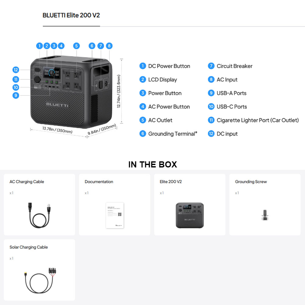 【Rinnovato】BLUETTI Elite 200 V - Solar Emergency Charger recensione e prezzo